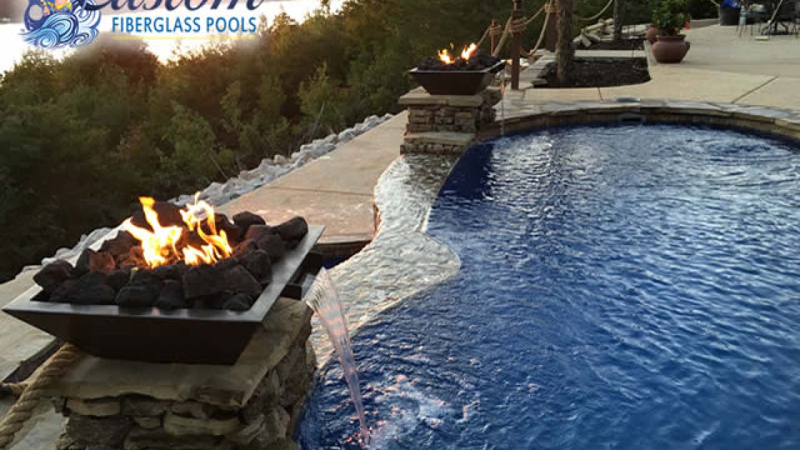 The Jamaican Pool: Big Fun in Small Spaces Jamaican Freeform Fiberglass Pool, a stylish and fun addition to small Clarksville, TN backyards