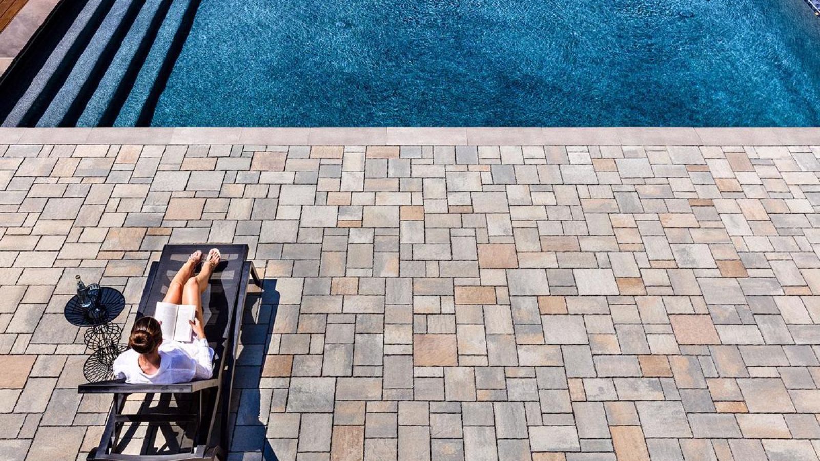 Durable Mista pavers in natural stone textures