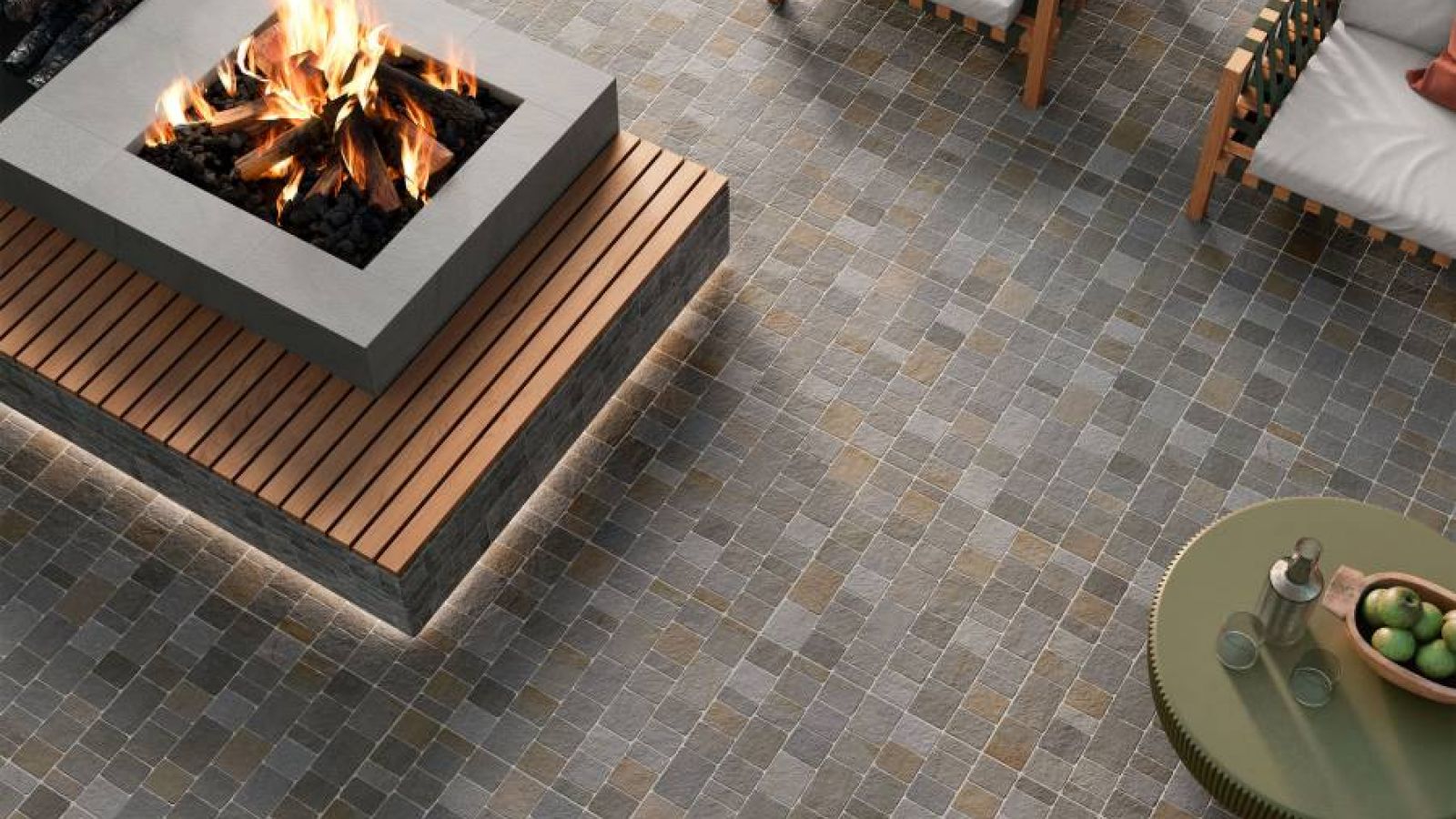 Bluestone Look Porcelain Pavers from Frontier20 Collection