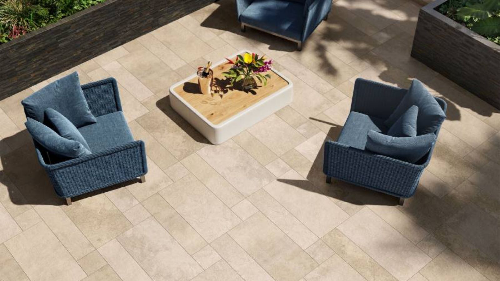 Frontier20 Limestone Look Porcelain Tiles at AR Stoneworks & Outdoor Living