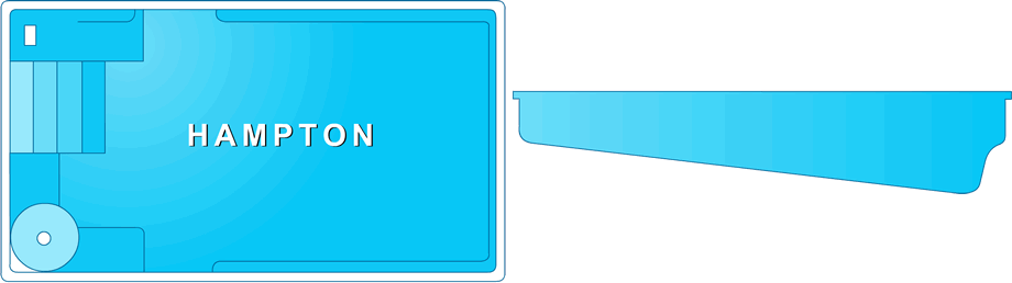 Hampton Party Fiberglass Pool enhancing backyard parties in Clarksville, TN