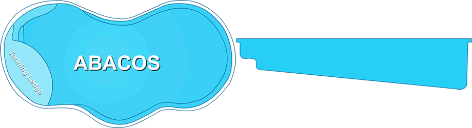 Abacos Custom Fiberglass Pool, a fun and curvy addition to a Clarksville, TN backyard