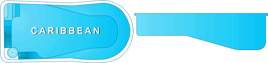 Caribbean Deep Fiberglass Pool, a luxurious and spacious addition to a Clarksville, TN backyard