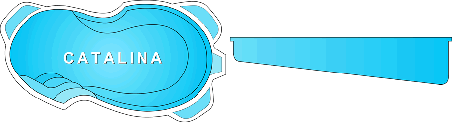 Catalina Freeform Fiberglass Pool, a luxurious and stylish addition to a Clarksville, TN backyard