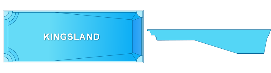 Kingsland Deep Fiberglass Pool, a spacious and elegant addition to a Clarksville, TN backyard