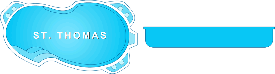 St. Thomas Active Fiberglass Pool, an ideal spot for family fun in a Clarksville, TN backyard