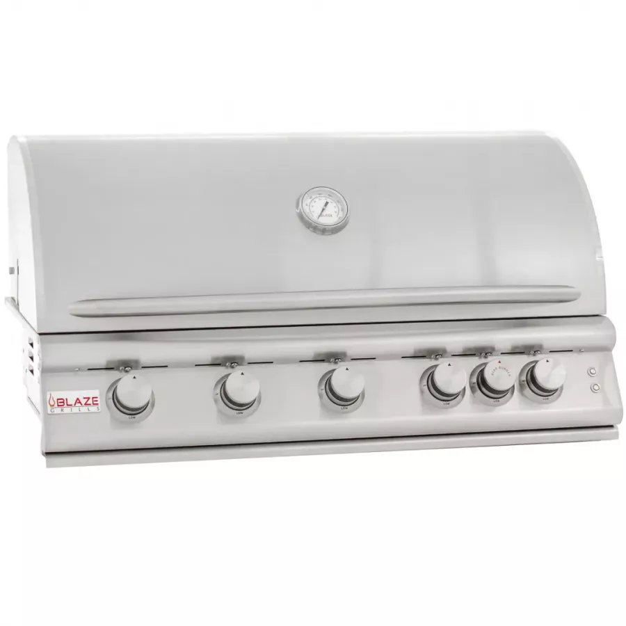 Blaze 40-Inch 5-Burner LTE Gas Grill with lighting at AR Pools