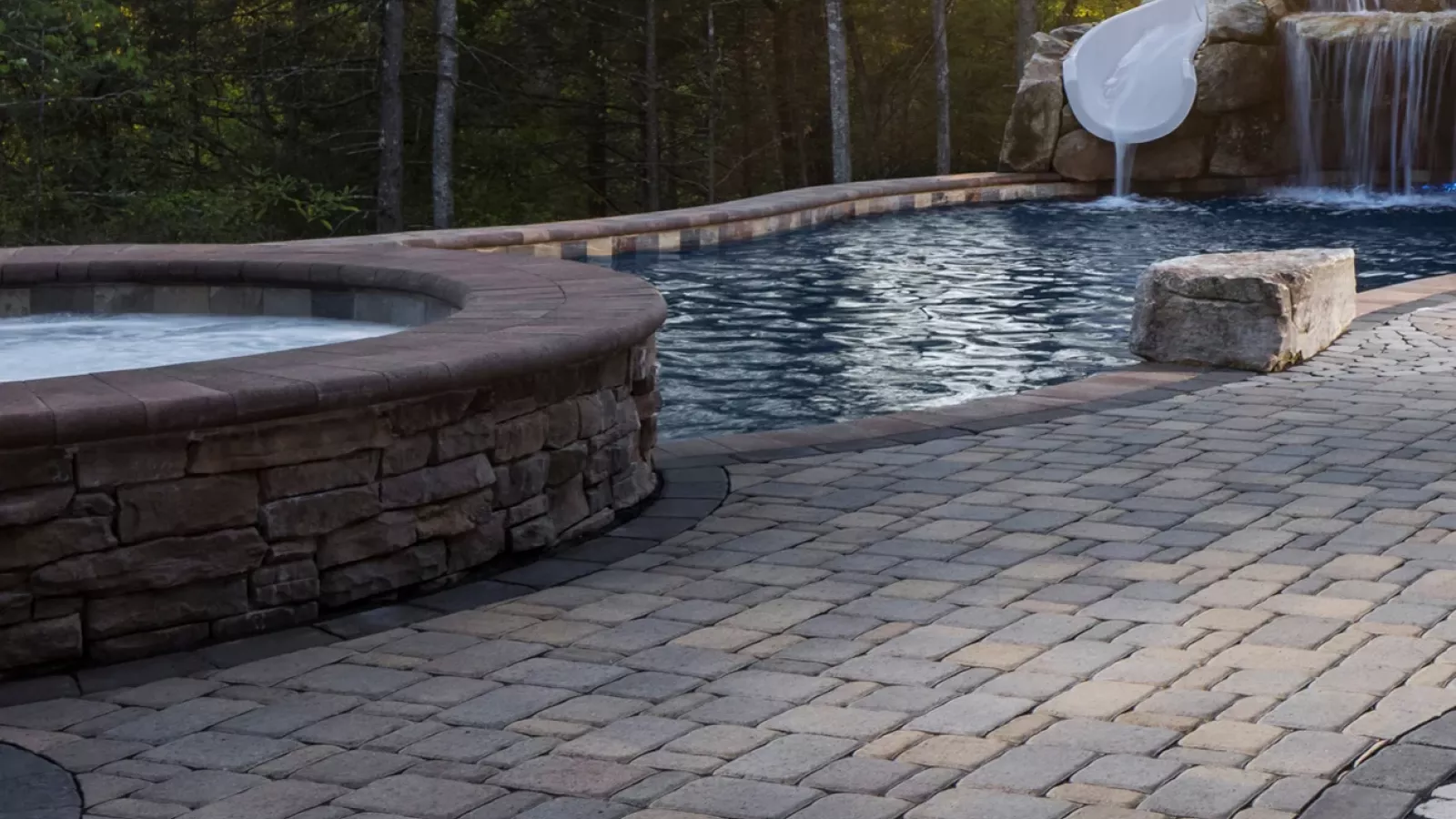 Cambridge Cobble Pavers, AR Pools Clarksville