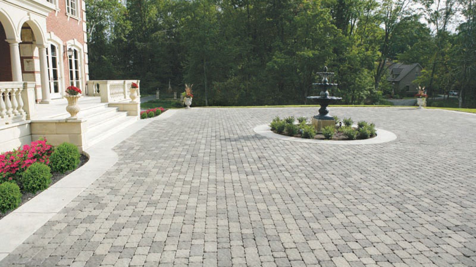 Adirondack pavers by KeyStone, available at AR Pools • Stoneworks & Outdoor Living